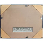Miroir mural étroit encadré Wildwood 39"x27" Marron : Biseauté, Rectangulaire, Cadre en polystyrène