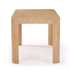 Table de salle à manger Contour, table de cuisine 60 en bois massif, table ronde moderne pour 4 personnes, table de salle à manger et de cuisine rectangulaire en bois pour la maison