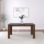 Table de salle à manger Contour, table de cuisine 60 en bois massif, table ronde moderne pour 4 personnes, table de salle à manger et de cuisine rectangulaire en bois pour la maison