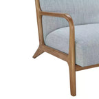 Fauteuil pivotant design moderne, fauteuil ergonomique en osier de 105,4 cm avec coussin en tissu épais haute densité effet nuage, housse 3 protections, cadre en fer haute capacité