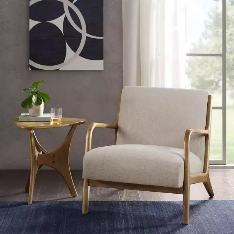 Fauteuil pivotant design moderne, fauteuil ergonomique en osier de 105,4 cm avec coussin en tissu épais haute densité effet nuage, housse 3 protections, cadre en fer haute capacité