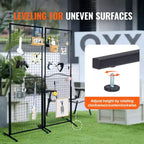 Tour de panneaux grillagés 2' x 5.6', 2 packs de présentoirs grillagés avec base en T, double face