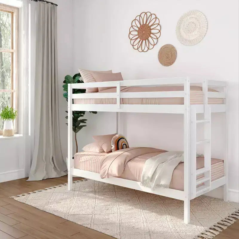 Lit superposé pour enfants, 2 places, en bois composite