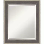 Amanti Art Cottage Beveled Wood Framed Bathroom Vanity Wall Mirror