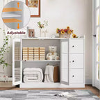 Buffets, Commodes d'appoint avec portes vitrées, Buffets de cuisine, Meubles bas de bar en bois