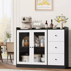 Buffets, Commodes d'appoint avec portes vitrées, Buffets de cuisine, Meubles bas de bar en bois