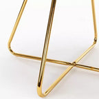 Fauteuil de coiffeuse en faux velours, Chaise d'appoint moderne pour coiffeuse, Tabouret de maquillage rembourré pour chambre à coucher, salon, dressing