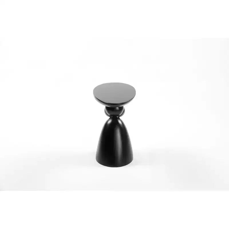 Table d'appoint décorative élégante, table d'appoint en fibre de verre avec piédestal, table de canapé décorative pour salon, chambre à coucher, chambre d'amis