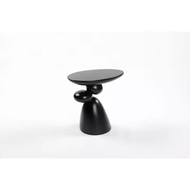 Table d'appoint décorative élégante, table d'appoint en fibre de verre avec piédestal, table de canapé décorative pour salon, chambre à coucher, chambre d'amis