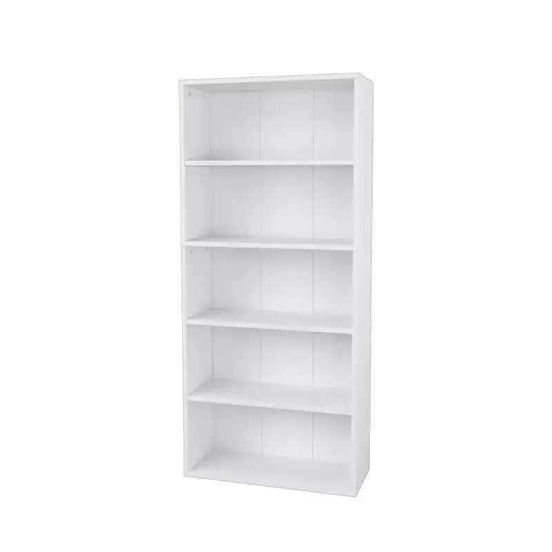 Bibliothèque étagère en bois de 134,1 cm de hauteur avec 5 tablettes réglables