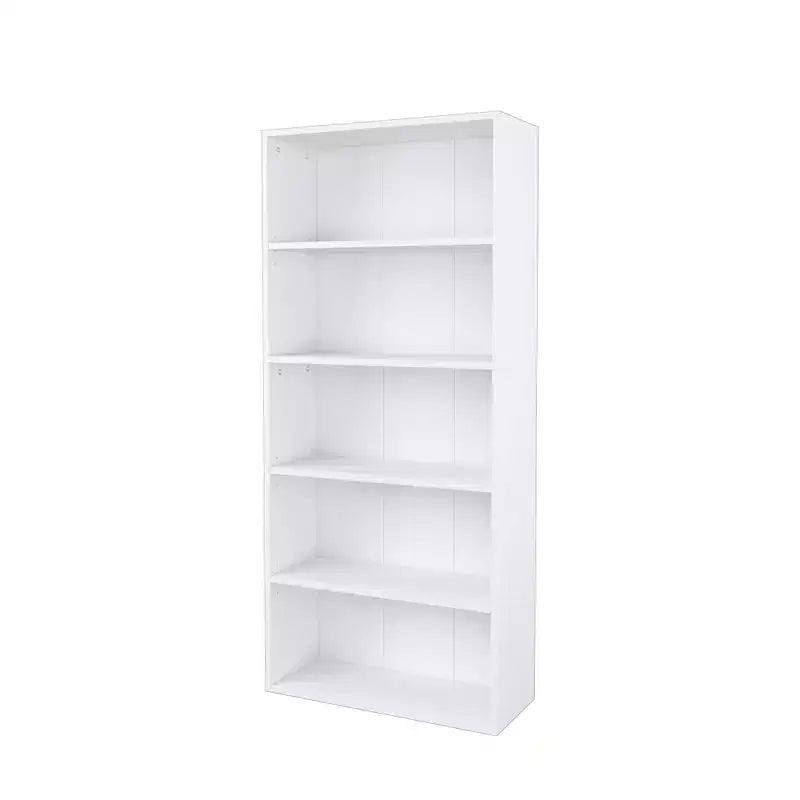 Bibliothèque étagère en bois de 134,1 cm de hauteur avec 5 tablettes réglables