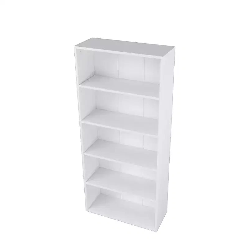 Bibliothèque étagère en bois de 134,1 cm de hauteur avec 5 tablettes réglables