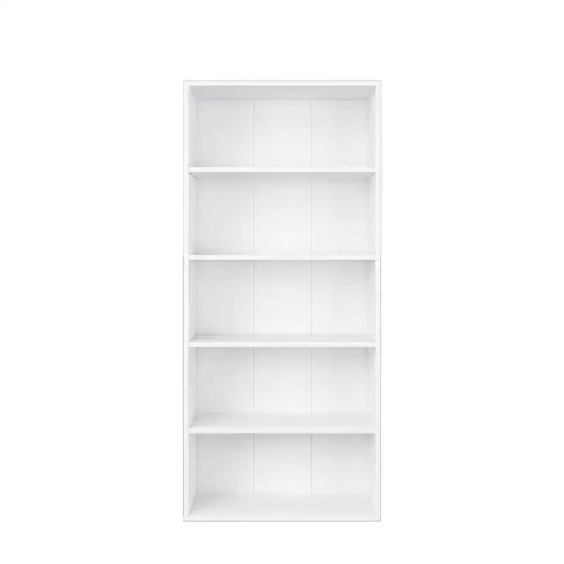 Bibliothèque étagère en bois de 134,1 cm de hauteur avec 5 tablettes réglables