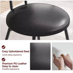 Chaises de salle à manger tapissées avec dossier en cannage, Chaises de cuisine modernes avec pieds en métal, Siège souple ergonomique pour salle à manger