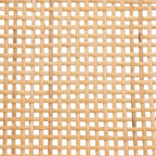 Chaise de salle à manger en bois et rotin Naturel/Noyer : Mangue massif, artisanat indonésien