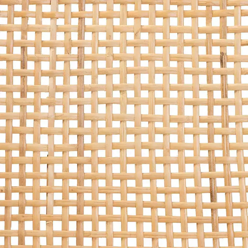 Chaise de salle à manger en bois et rotin Naturel/Noyer : Mangue massif, artisanat indonésien