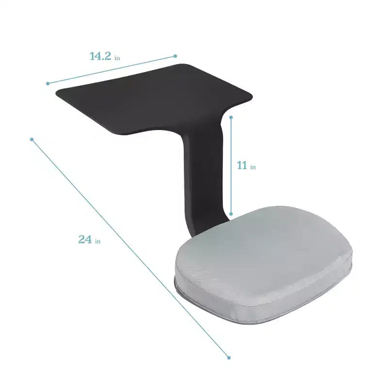 Le bureau de genoux portable Surf avec coussin, assise flexible
