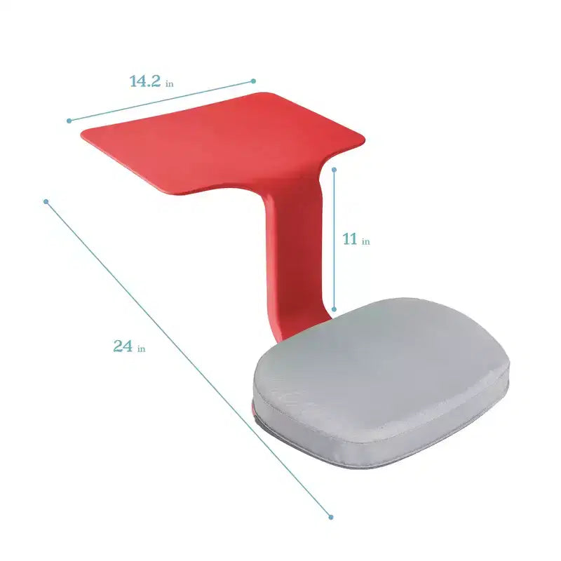 Le bureau de genoux portable Surf avec coussin, assise flexible