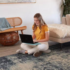 Le bureau de genoux portable Surf avec coussin, assise flexible