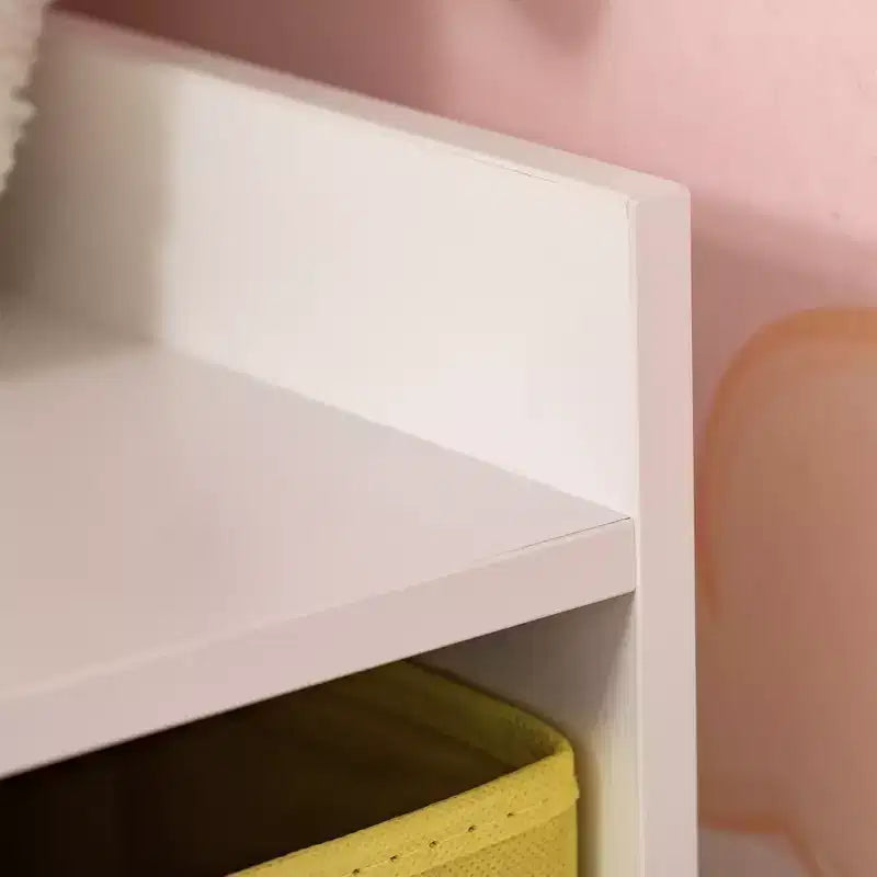 Meuble de rangement d'angle autonome pour enfants en bois, avec tiroirs, pour jouets, vêtements, livres, commode, bibliothèque, étagère de présentation, armoire de chambre à coucher avec quincaillerie anti-basculement