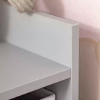 Meuble de rangement d'angle autonome pour enfants en bois, avec tiroirs, pour jouets, vêtements, livres, commode, bibliothèque, étagère de présentation, armoire de chambre à coucher avec quincaillerie anti-basculement