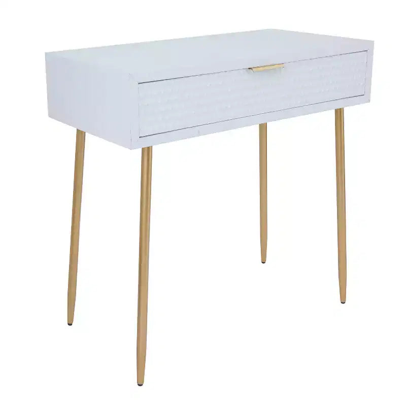 Consoles contemporaines en bois avec miroir