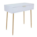 Consoles contemporaines en bois avec miroir