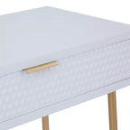 Consoles contemporaines en bois avec miroir