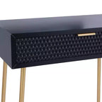 Consoles contemporaines en bois avec miroir