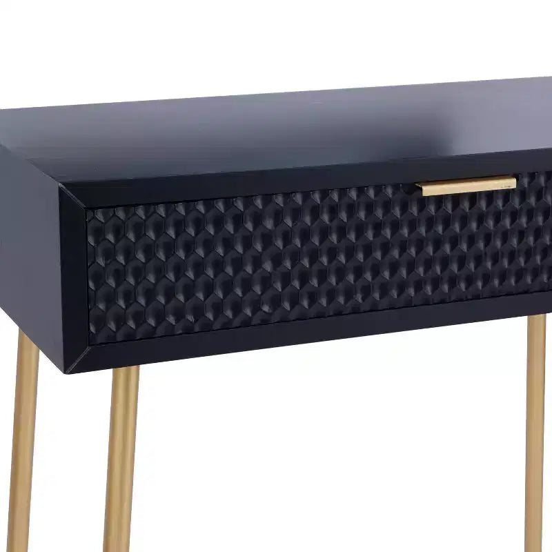 Consoles contemporaines en bois avec miroir