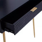 Consoles contemporaines en bois avec miroir